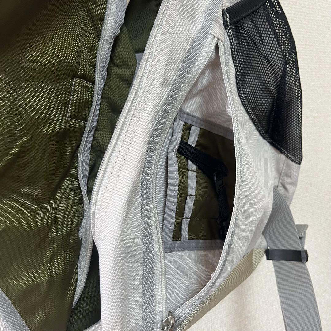 old nike ナイキ グレー カーキ　メッセンジャーバッグ 古着 y2k