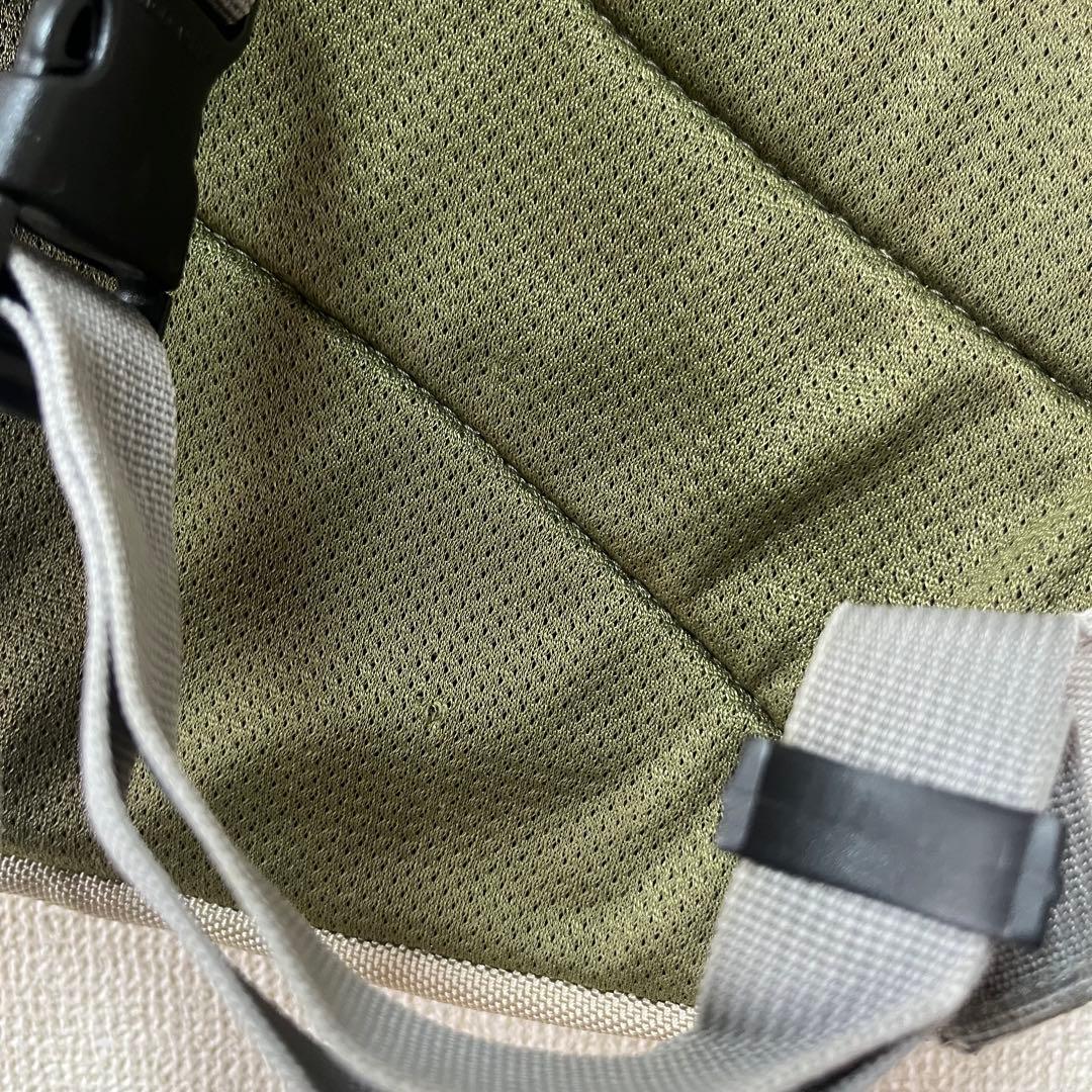 old nike ナイキ グレー カーキ　メッセンジャーバッグ 古着 y2k