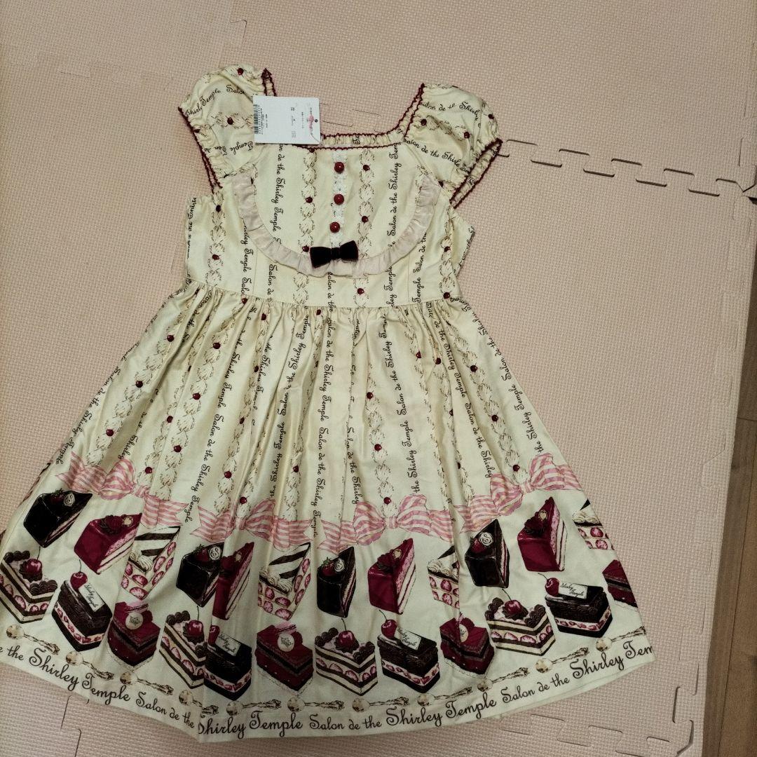 Shirley Temple ケーキプリントワンピース