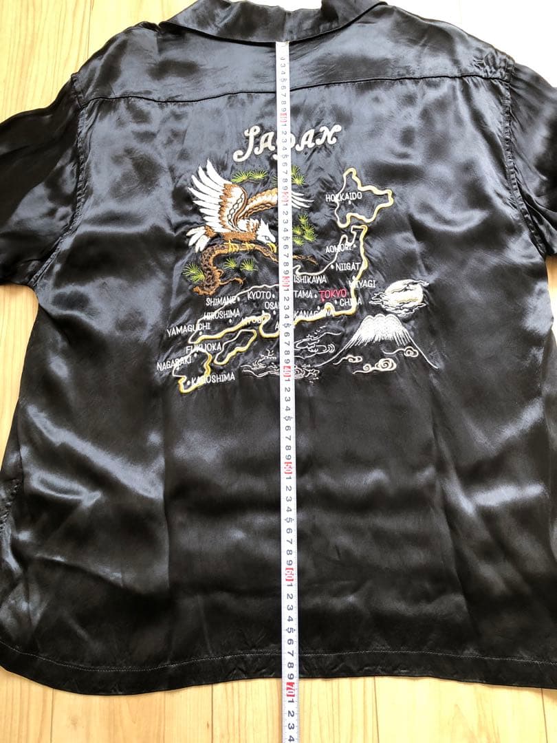 Schott レーヨン スカ エイジング ロングスリーブシャツ／スーベニアシャツ