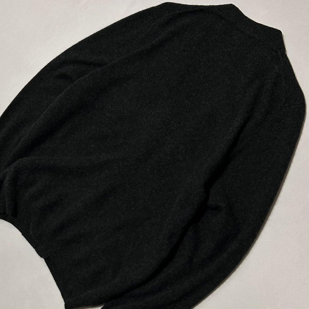 Brooks Brothers カシミヤ100% ニット カーディガン 墨黒