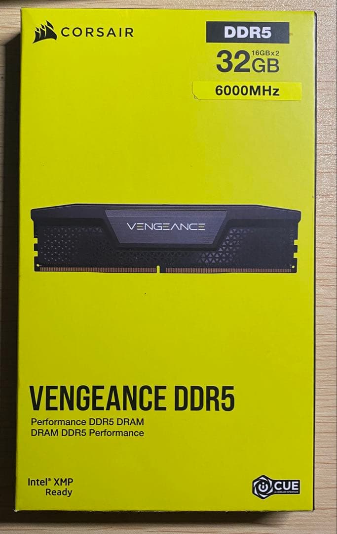 CORSAIR VENGEANCE DDR5 32GB 6000MHz 未使用