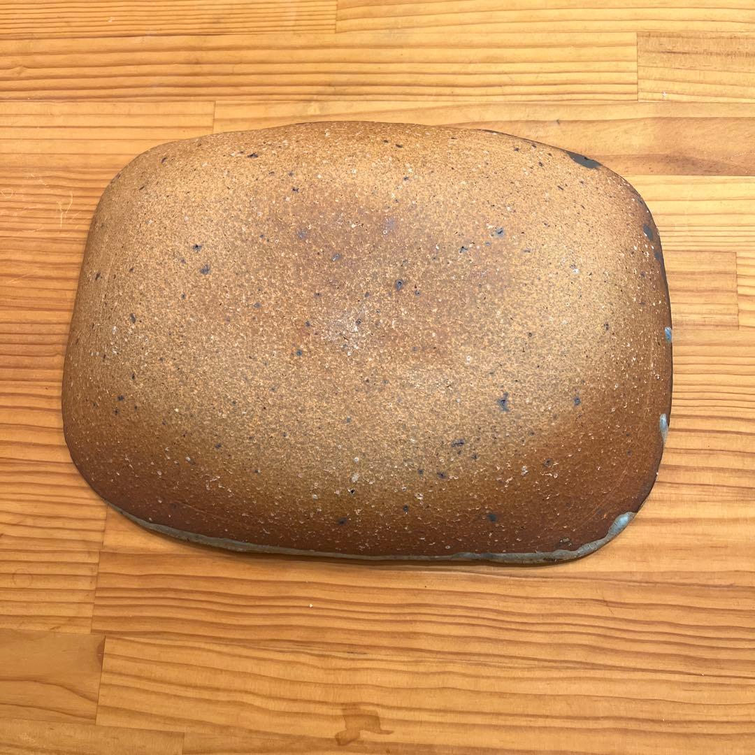 十場天伸　つくも窯　盛り皿　深皿　スリップウェア