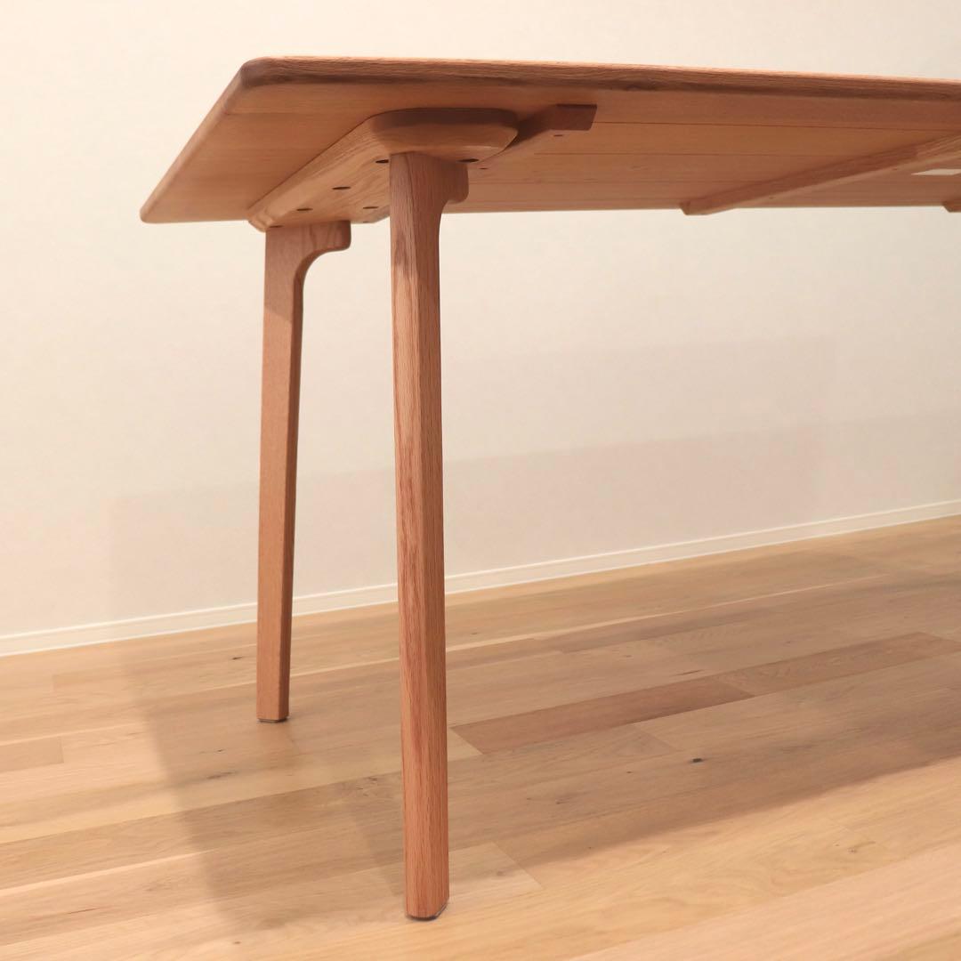 momo natural オーク材ダイニングテーブル170 180 新品送料込み