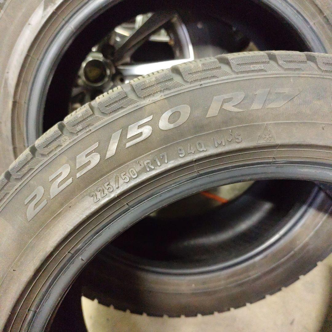 ②PIRELLI ICE ASIMMETRIKO 225/50R17☆２本