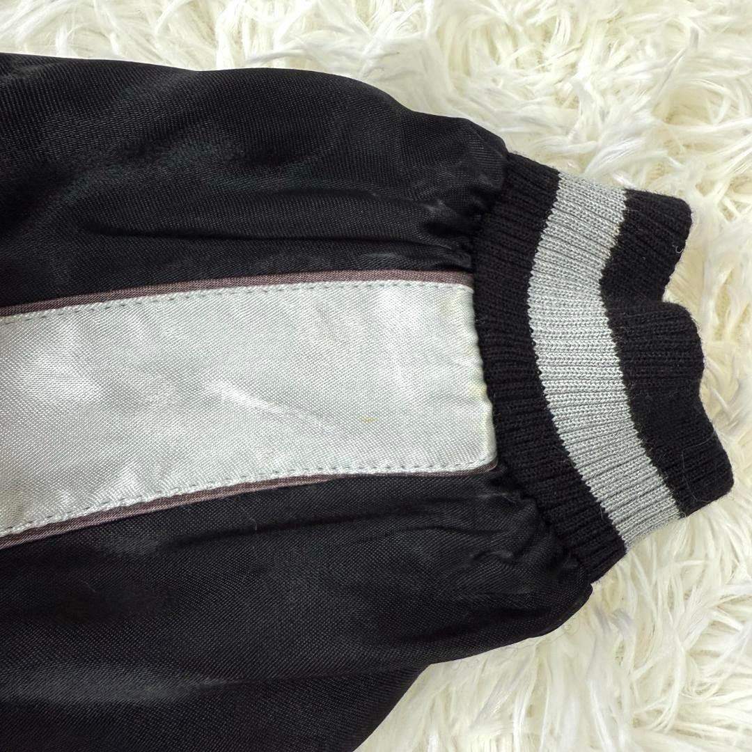 名作✨satori サトリ リバーシブル スカジャン 狼 満月 刺繍 メンズ L