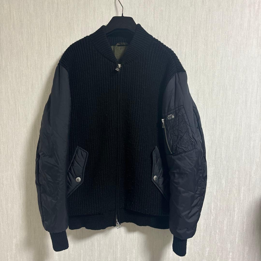 美品✨ DIESEL K-WEXLER ブルゾン 中綿ジャケット 切替 MA-1