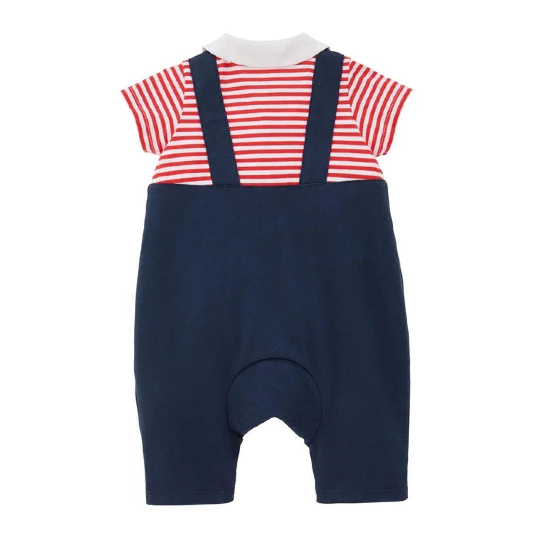 ミキハウス ストライプ サロペット 95cm