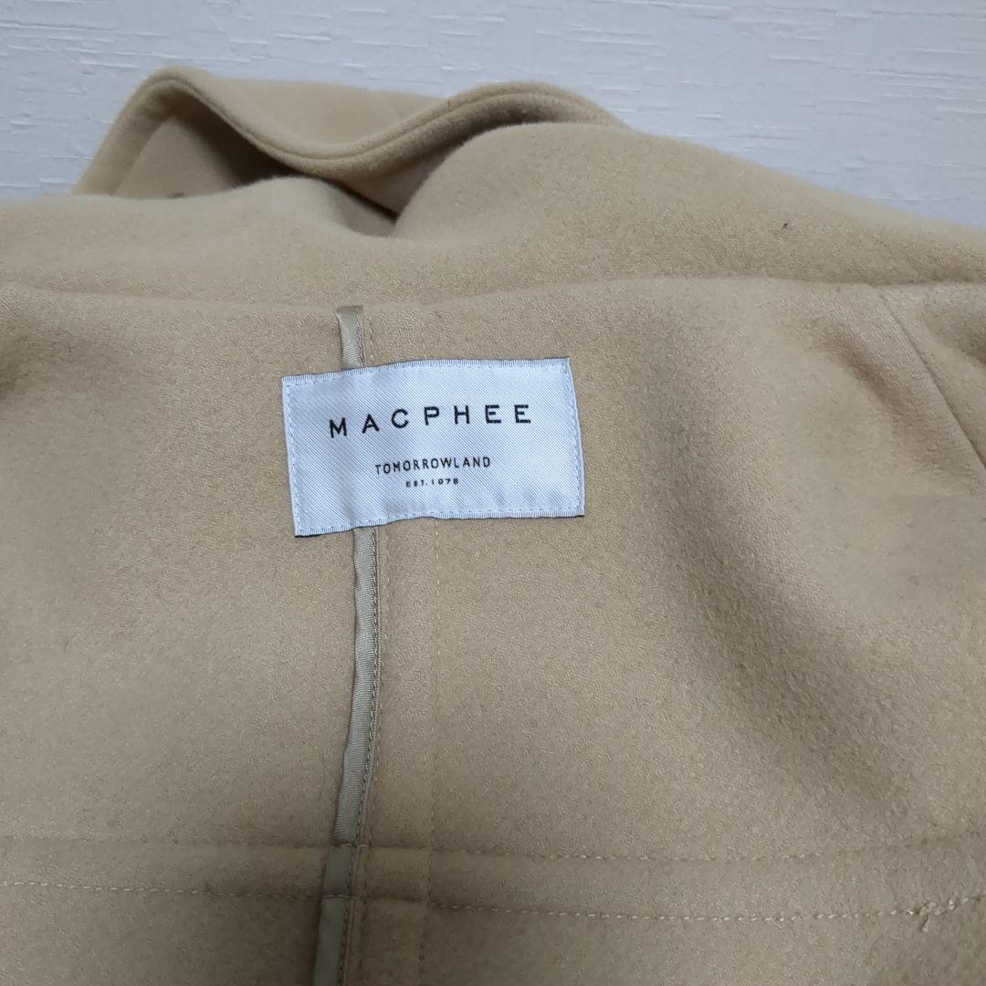 TOMORROWLAND　MACPHEE ベージュ ダッフルコート ウール