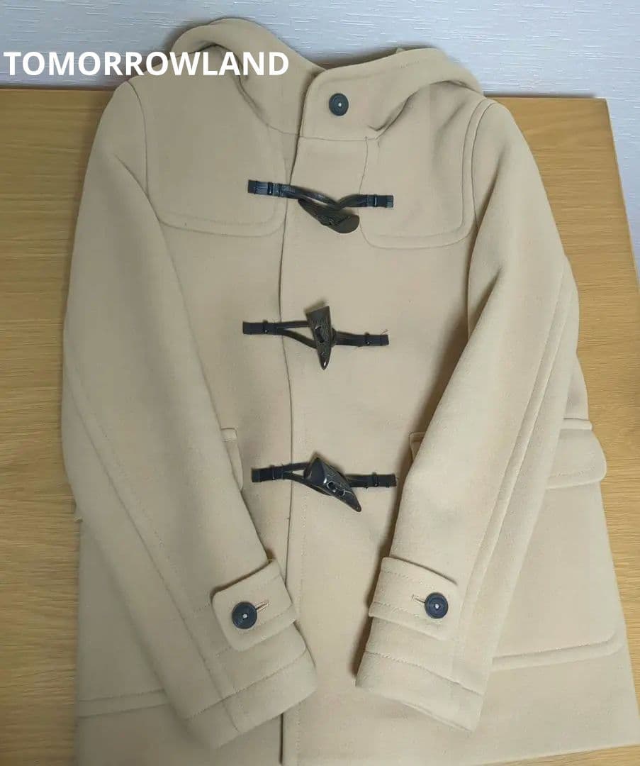 TOMORROWLAND　MACPHEE ベージュ ダッフルコート ウール