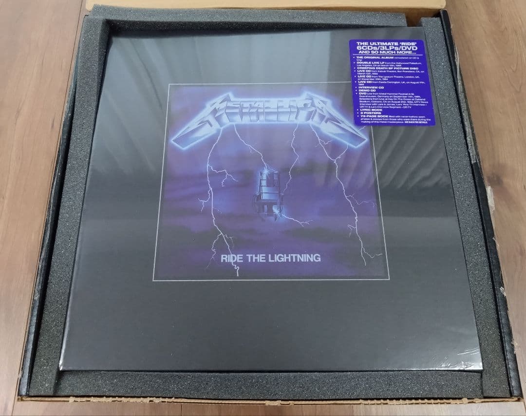 LLICA RIDE THE LIGHTNING LP DVD メタリカ