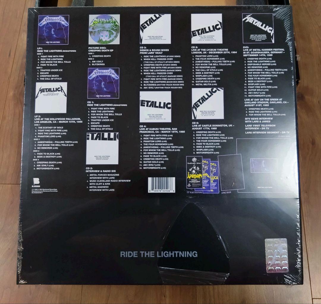 LLICA RIDE THE LIGHTNING LP DVD メタリカ