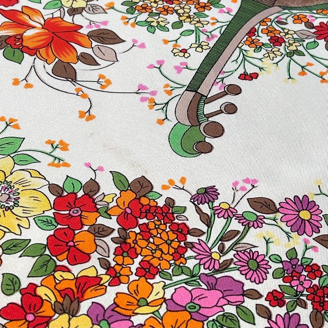 【極上美品】正規店購入品 クリスチャンディオール シルクスカーフ ヴィンテージ