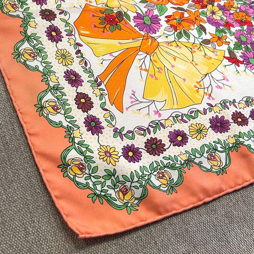 【極上美品】正規店購入品 クリスチャンディオール シルクスカーフ ヴィンテージ