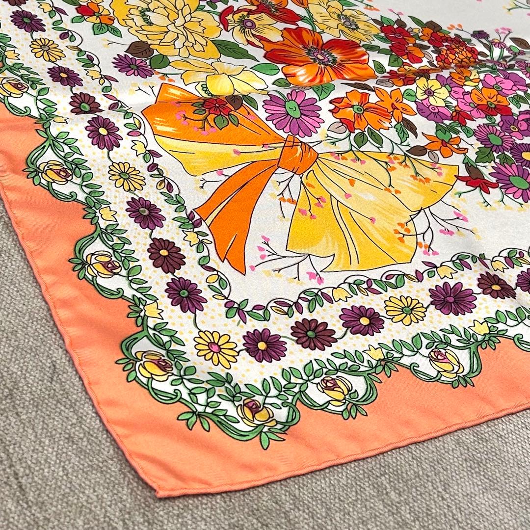 【極上美品】正規店購入品 クリスチャンディオール シルクスカーフ ヴィンテージ