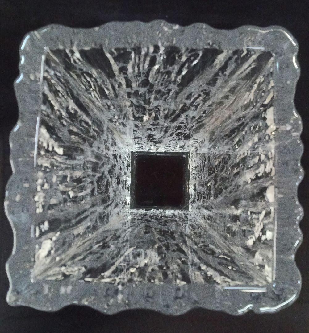 昭和レトロ/高級クリスタルマツガオカ花瓶769