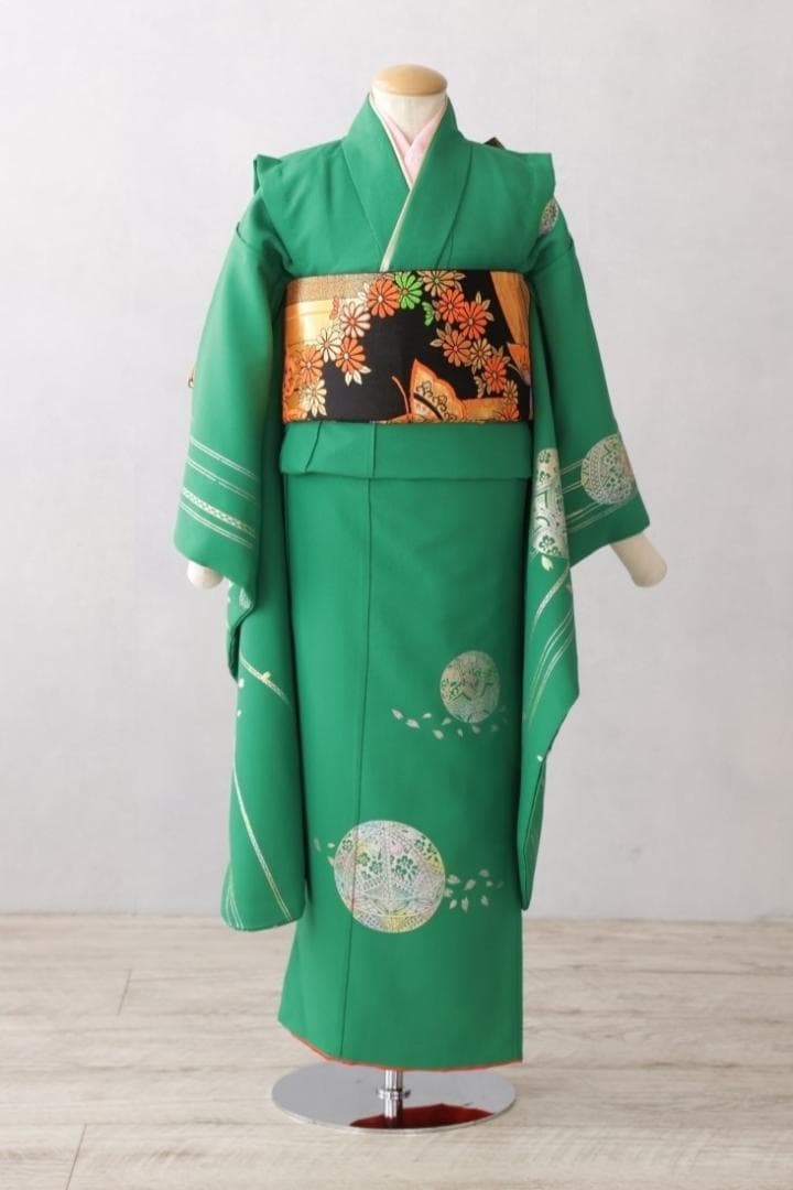 〈セール中〉7歳七五三セット(緑)