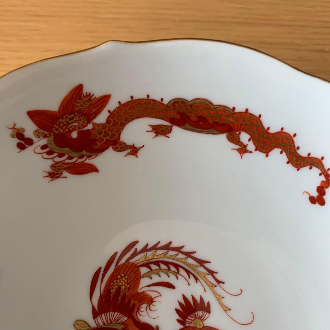マイセン　レッドドラゴン　二枚セット