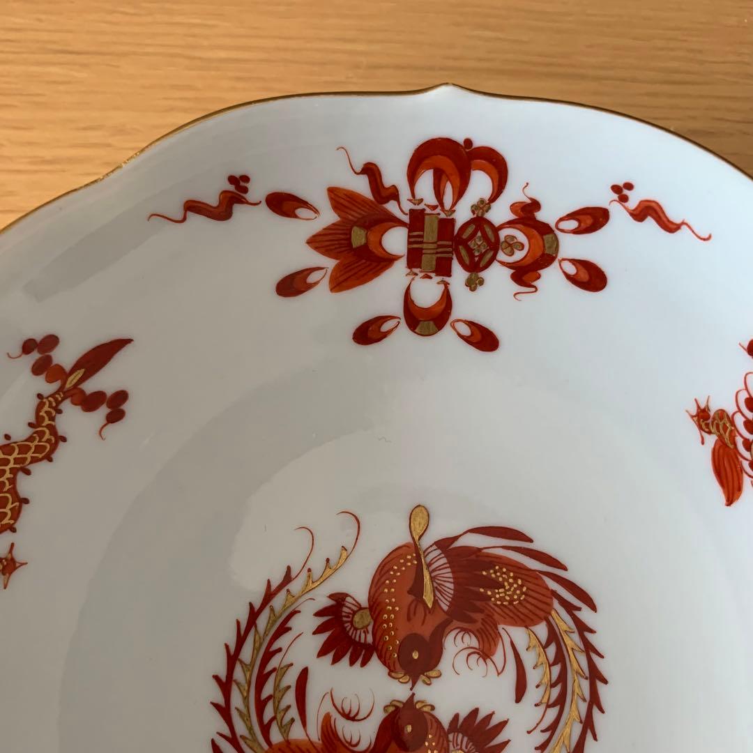 マイセン　レッドドラゴン　二枚セット