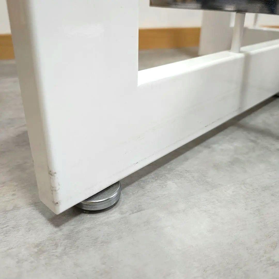 IDC大塚家具 アルテジャパン ガラス センター テーブル ホワイトYG-65