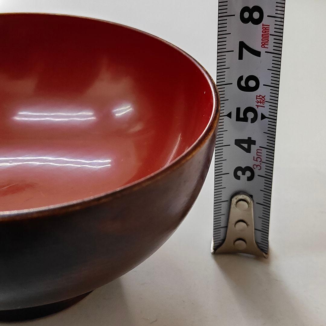 会津塗　御汁椀　総桐箱　計6点