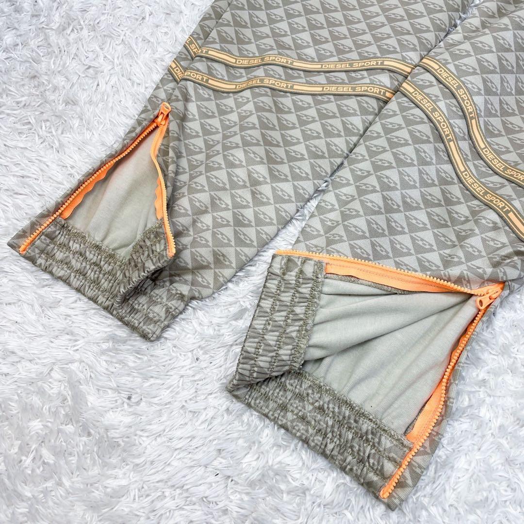 極美品 DIESEL SPORT ディーゼル モノグラム柄ジャージ セットアップ