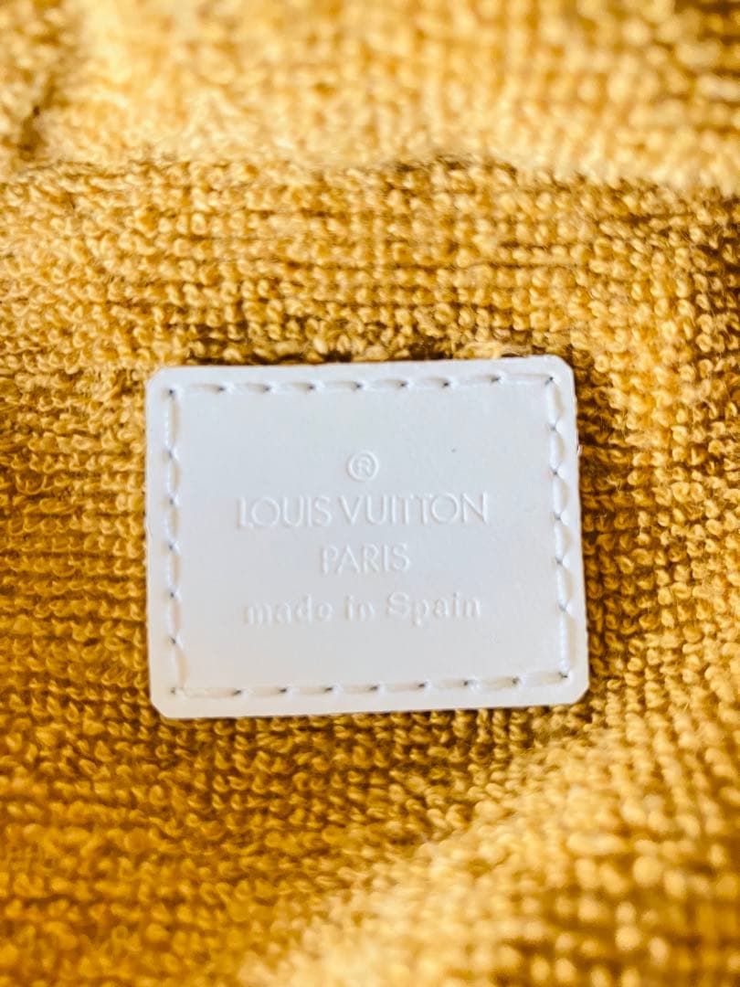 ルイヴィトン イエロー トートバッグ ドローストリング