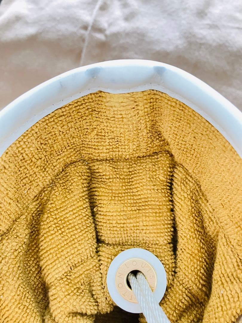 ルイヴィトン イエロー トートバッグ ドローストリング