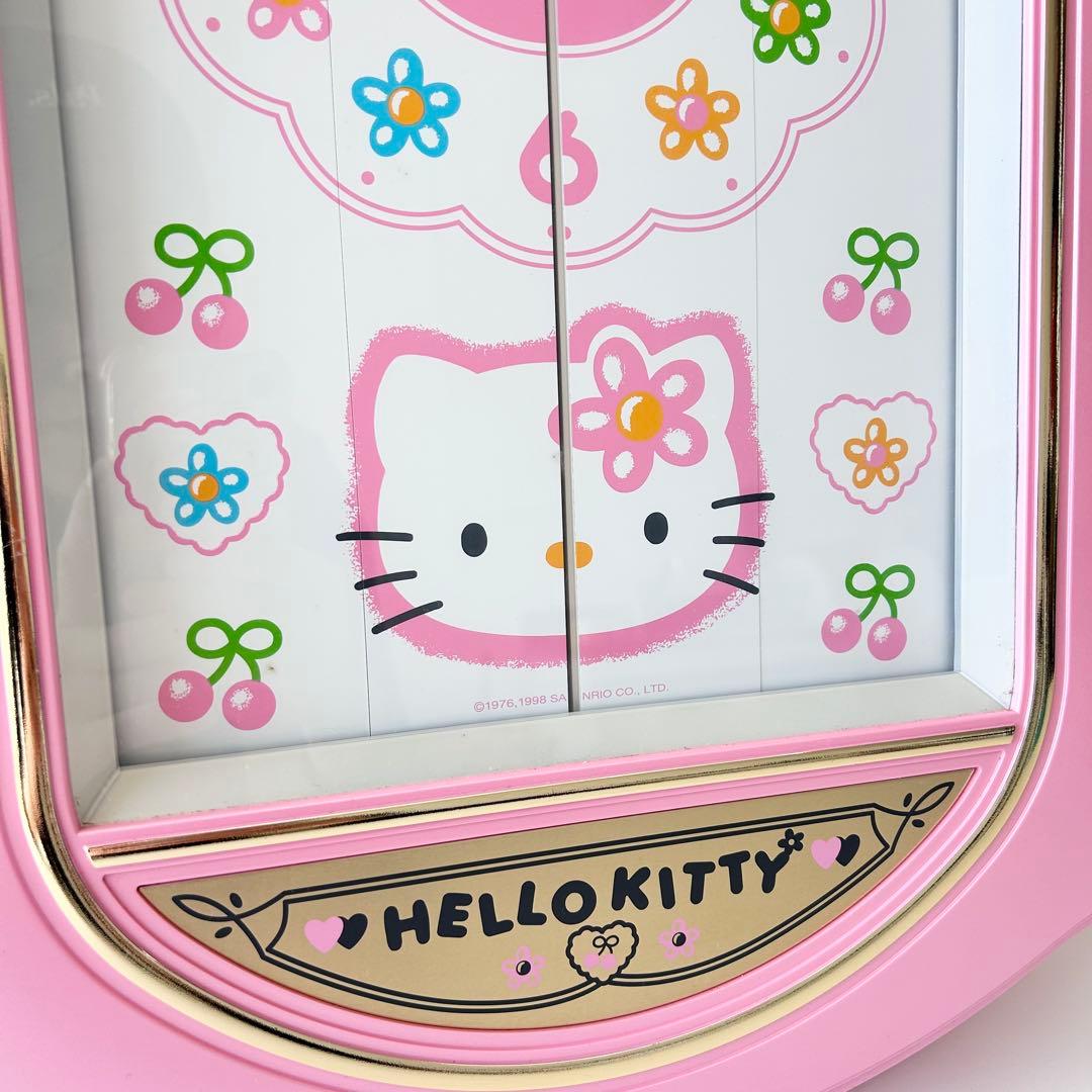 ハローキティ からくり時計 ピンク サンリオ レア 動作確認済み