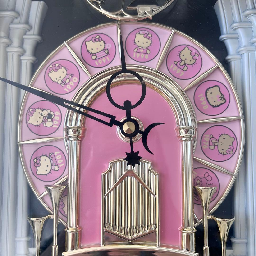 ハローキティ からくり時計 ピンク サンリオ レア 動作確認済み