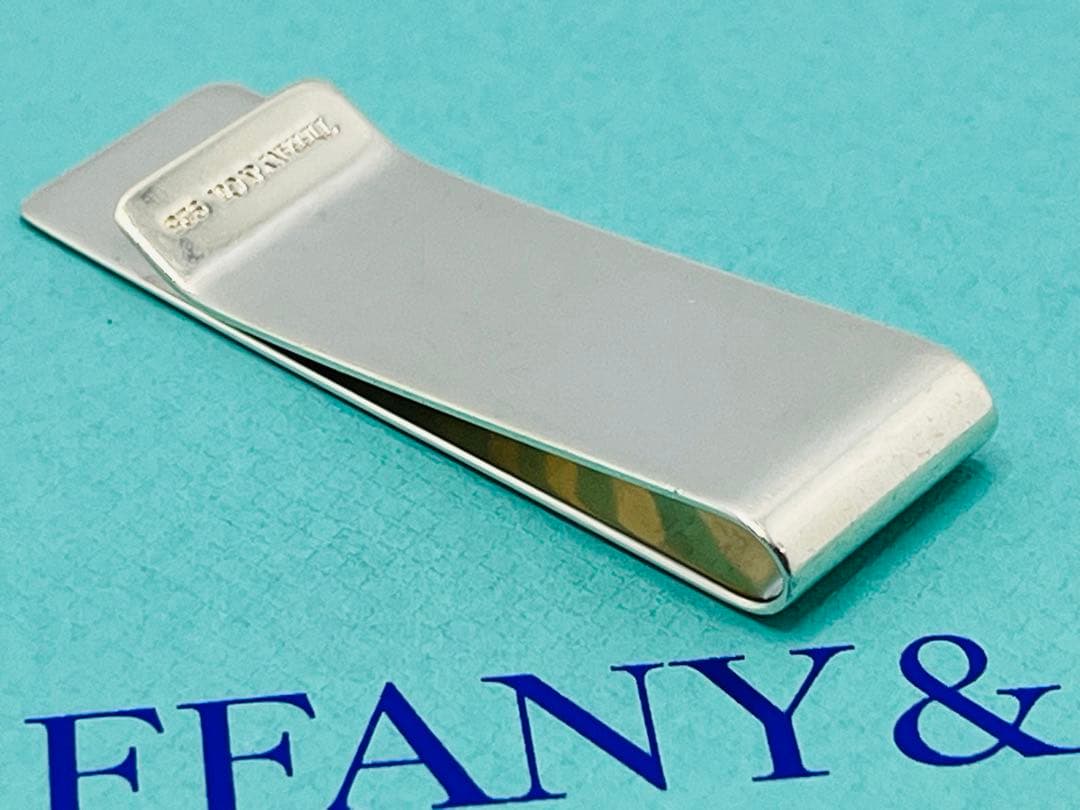 c307 ティファニー　エンジンターン　マネークリップ　シルバー　925