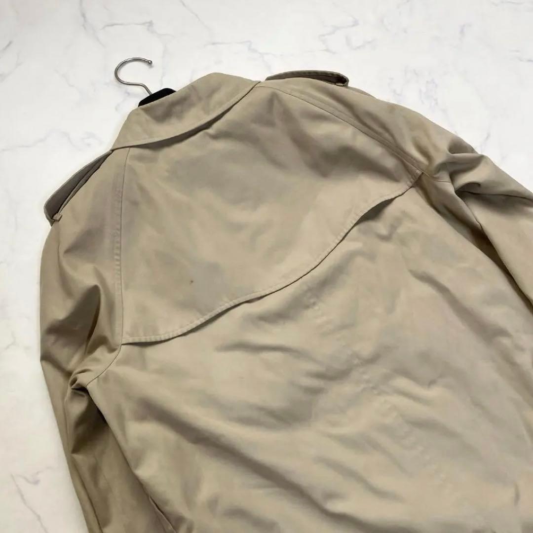 バーバリー 着丈111 シングル トレンチコート ベージュ ライナー チェック