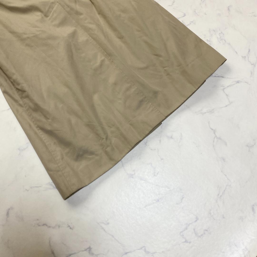 バーバリー 着丈111 シングル トレンチコート ベージュ ライナー チェック