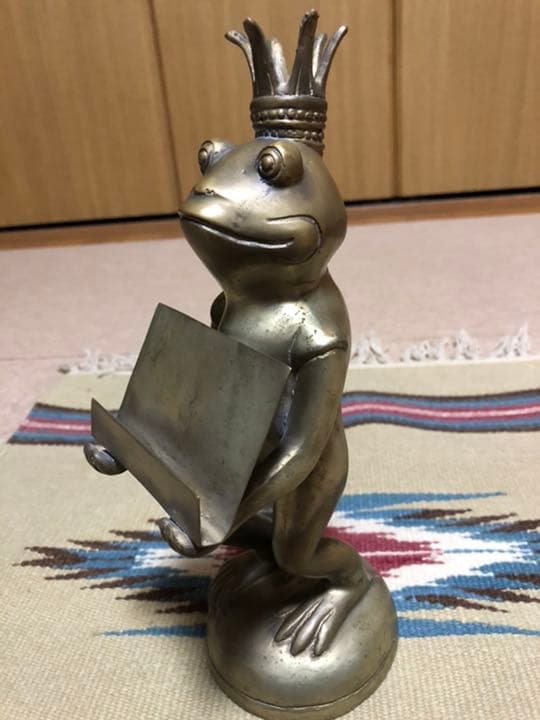 オールド　クラウンカエル　カードホルダー