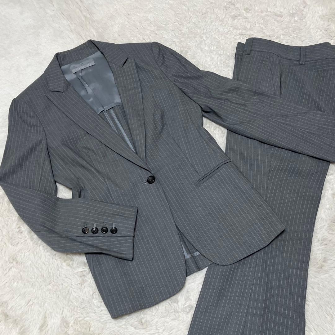 セオリーリュクス　ロロピアーナ　ジャケット　パンツ　セットアップ　グレー　38
