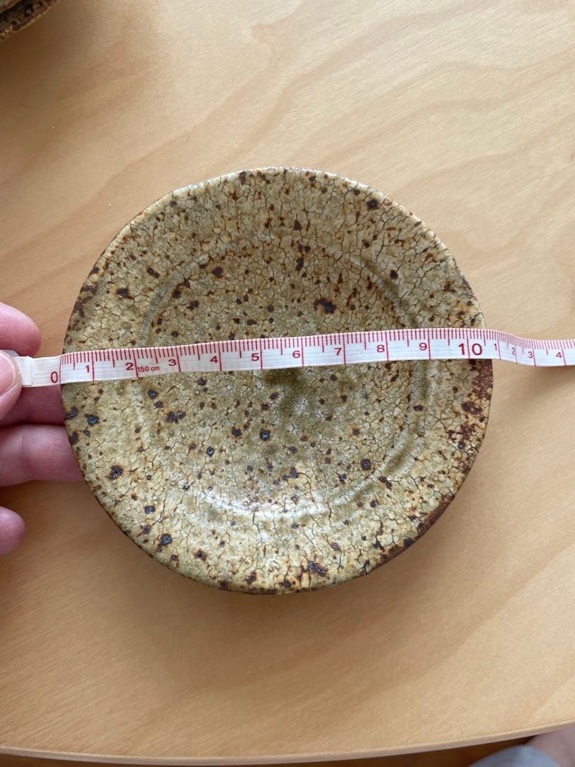 【30日で出品終了】馬渡新平さん、陶器製 皿 4枚セット