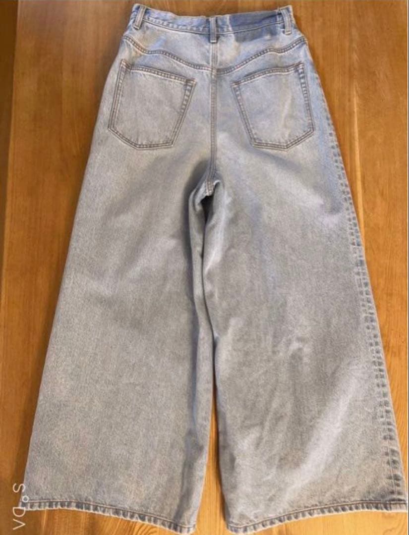 Plage プラージュ DENIM TUCK WIDE パンツ　38