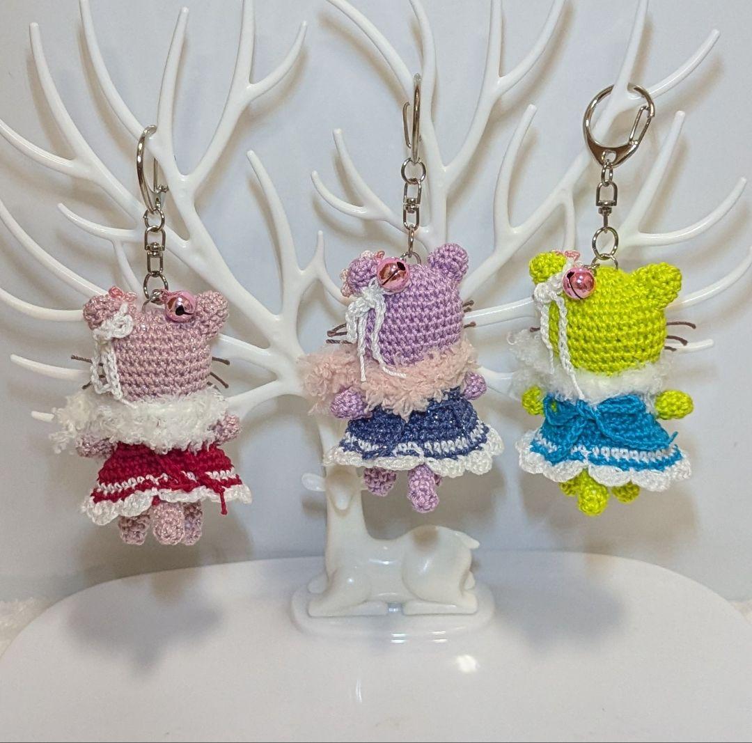 【専用】ねこあみぐるみキーホルダーとお洋服セット