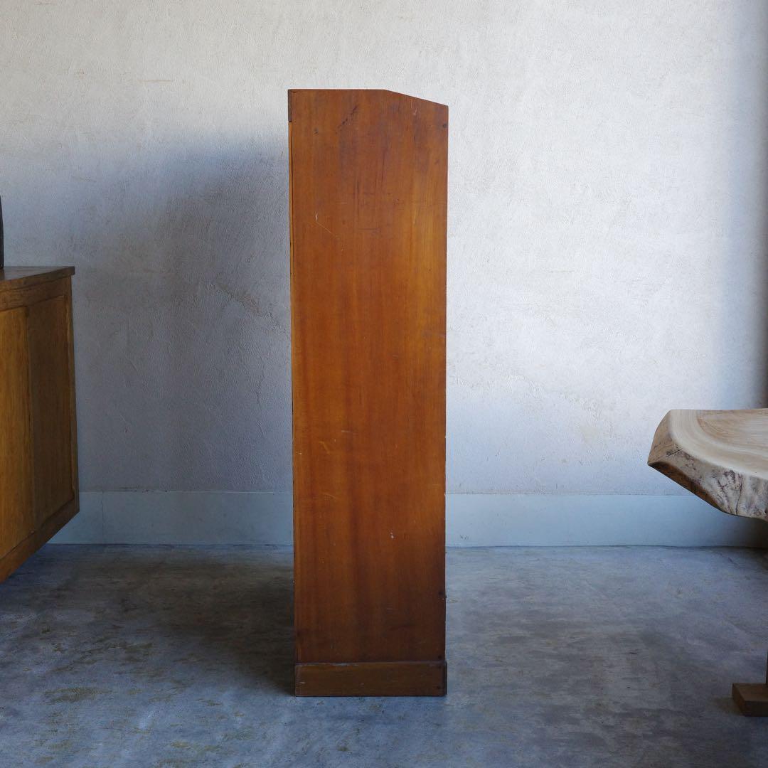 古いレトロな棚　本棚　収納棚　オープンラック