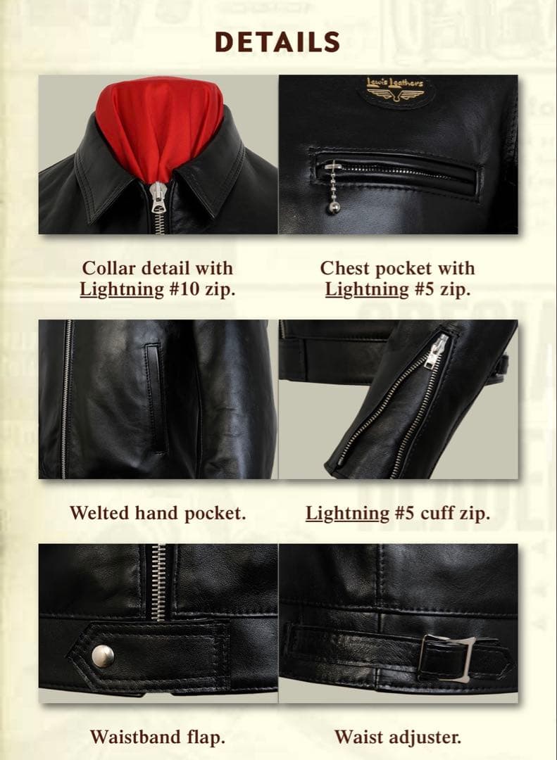 ルイスレザーLewisLeathersDOMINATORドミネーター551T42