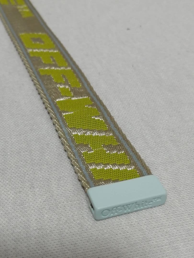 ♂♀新品・テープベルト【 Off-White　オフホワイト 】ベージュ　フリー