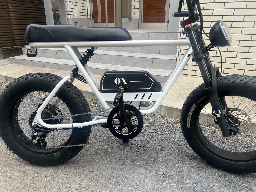 OX BIKE 電動アシスト自転車 ホワイト