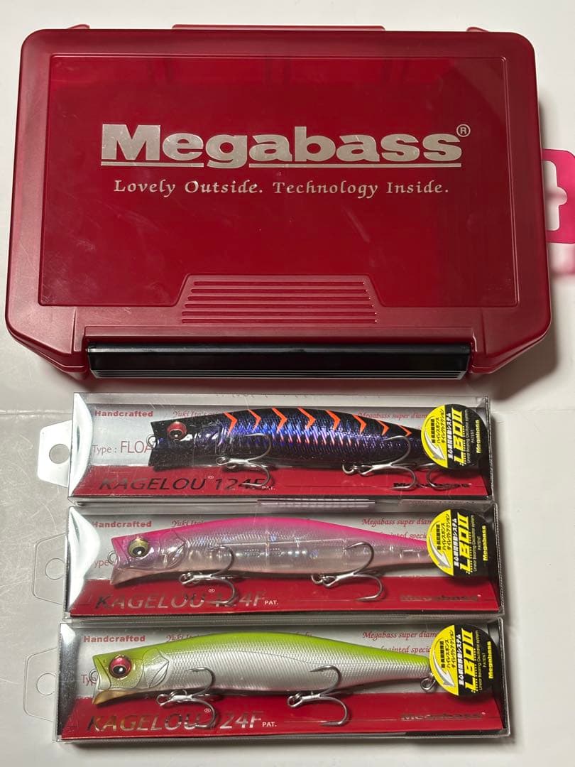 メガバス セット カゲロウ 124F ランカーランチボックス