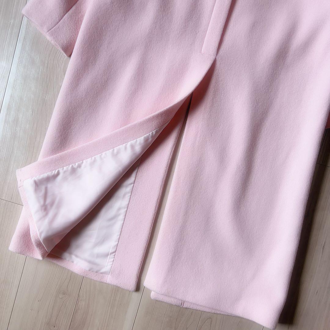 25AW＊極美品 ROUGE VIF ノーカラー Vネック ウールコート 36