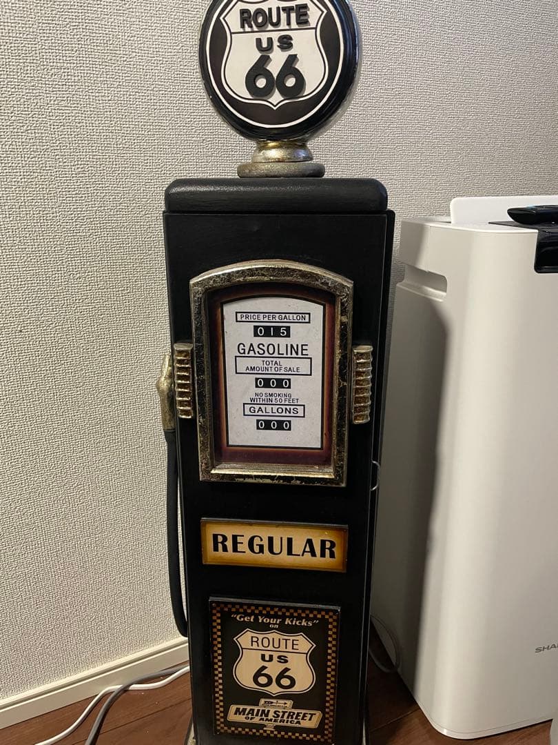 ルート66 ガソリンスタンド風 置物
