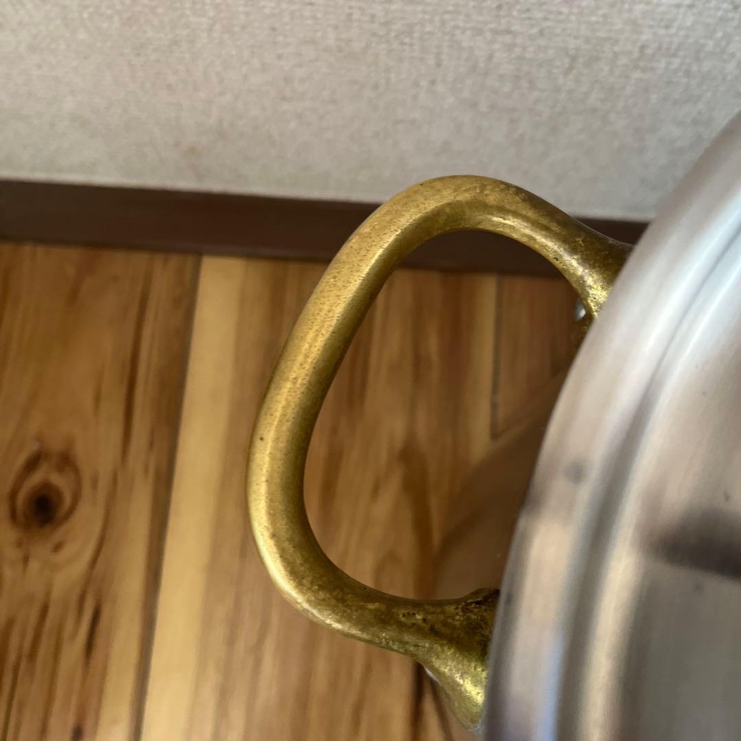 中尾アルミ製作所KINGDENJ 寸胴鍋　セット　20ℓ 15ℓ IH ガス