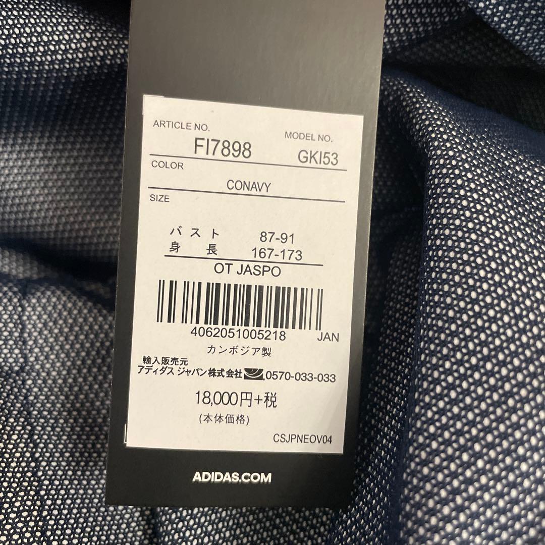 adidas ゴルフハイストレッチレインワンピース レディース ネイビー