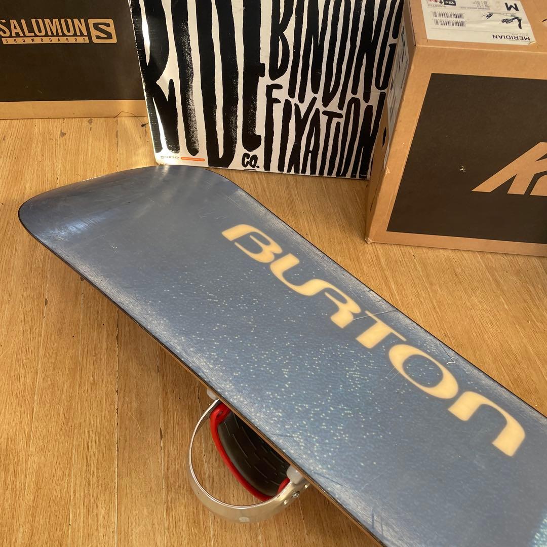 BURTON　バートン　スノーボードセット　バインディング付
