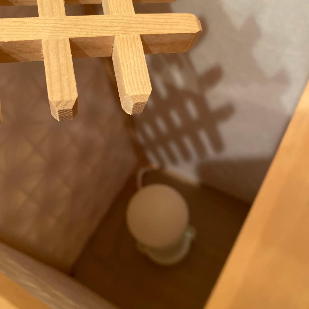 ⑨組子細工　行燈　間接照明