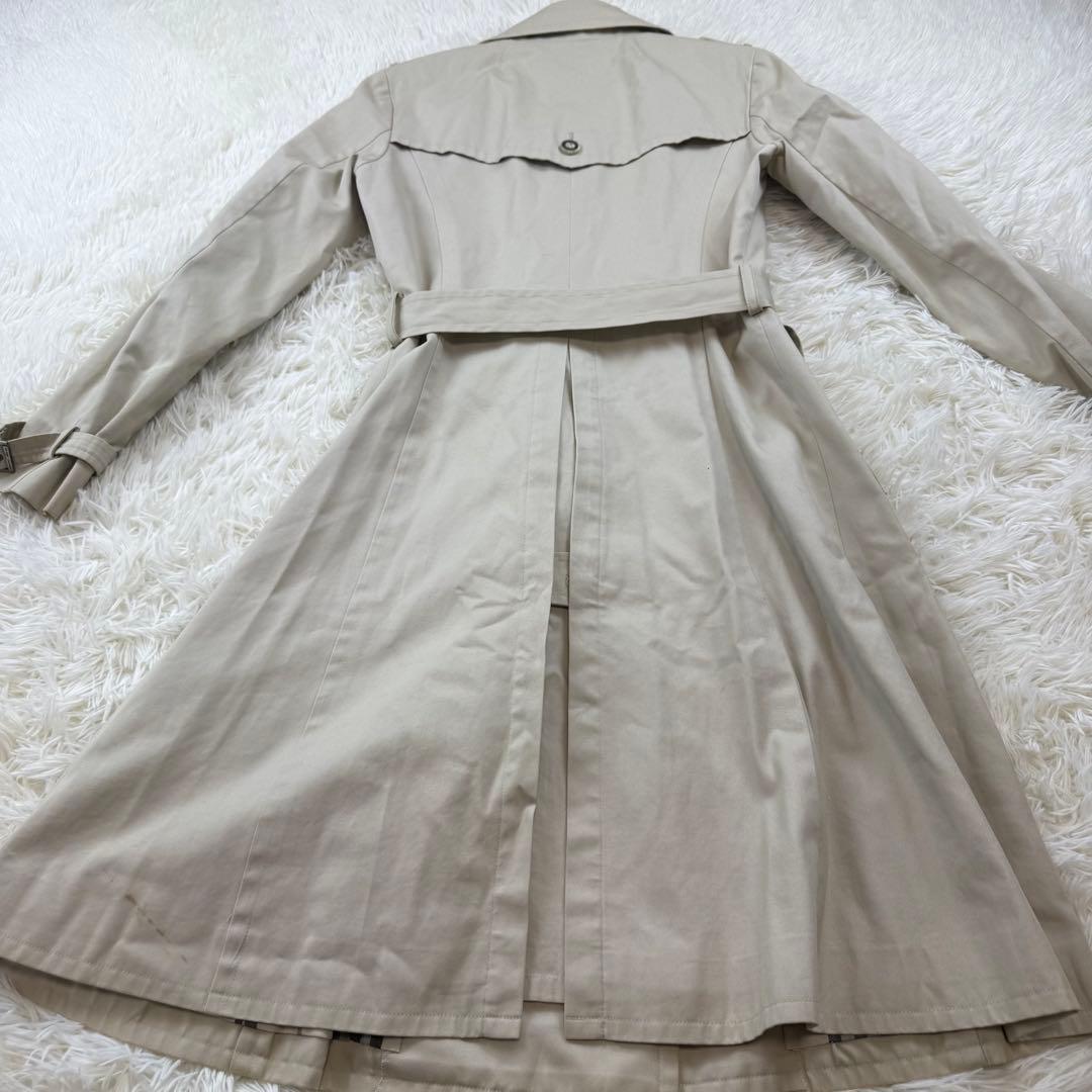 バーバリーブルーレーベル　トレンチコート　ノバチェック　ベルト付き